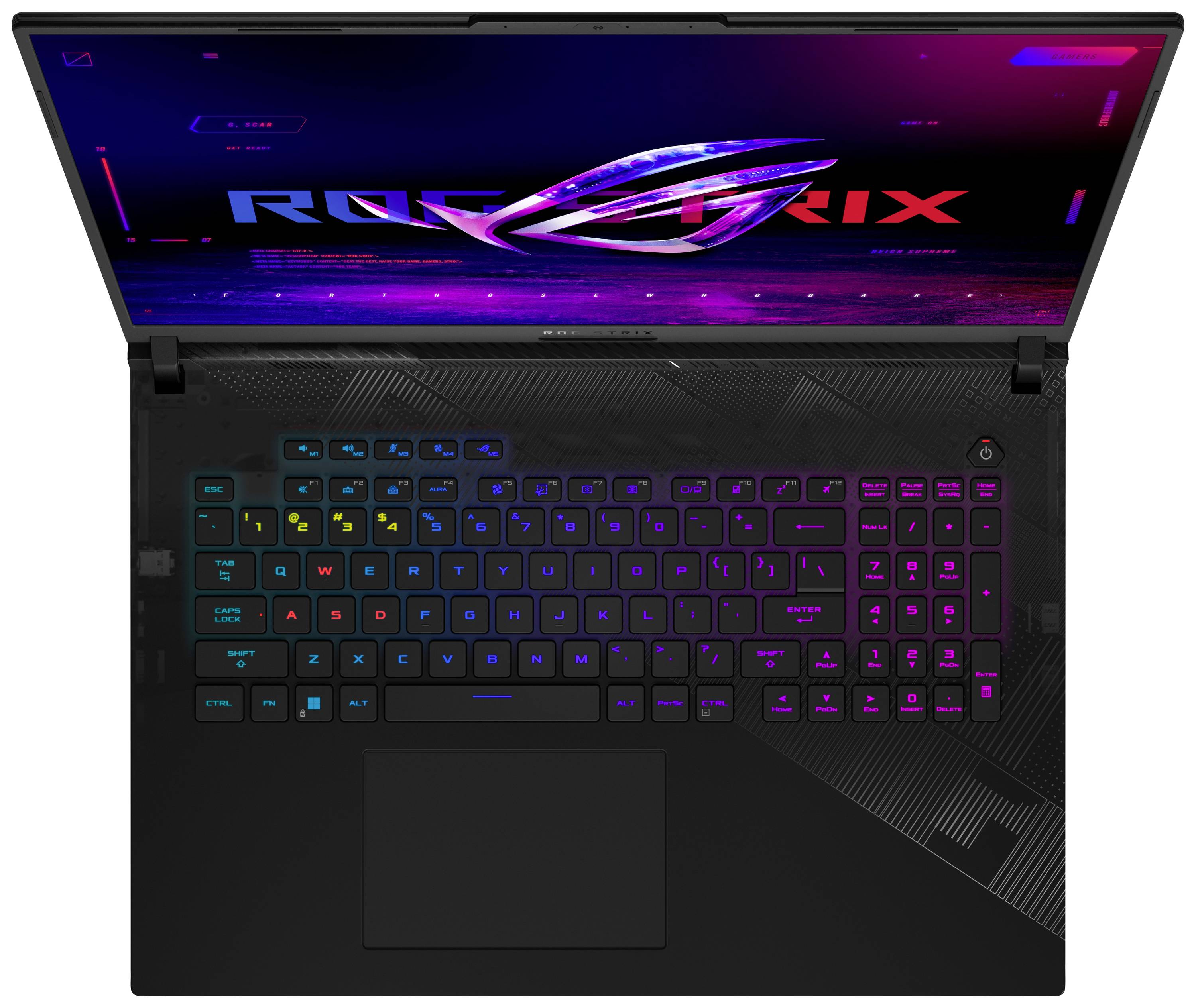 Asus Gaming Notebook ROG Strix Scar 18 G834JYR-R6019W 45.7 cm (18 Zoll) WQXGA Intel® Core™ i9 i9-14900HX 32 GB RAM 1 TB SSD Deutsch, QWERTZ