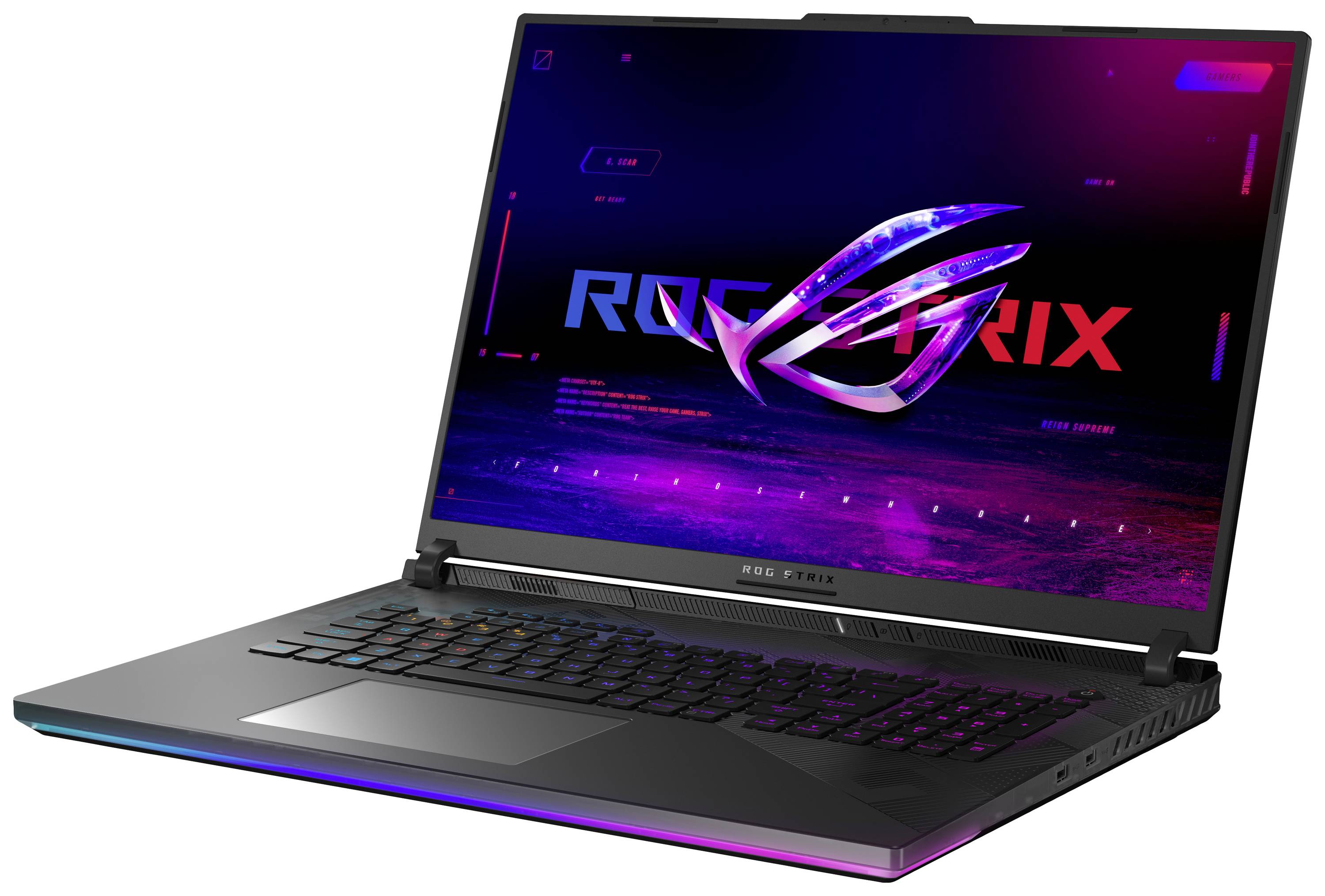 Asus Gaming Notebook ROG Strix Scar 18 G834JYR-R6019W 45.7 cm (18 Zoll) WQXGA Intel® Core™ i9 i9-14900HX 32 GB RAM 1 TB SSD Deutsch, QWERTZ