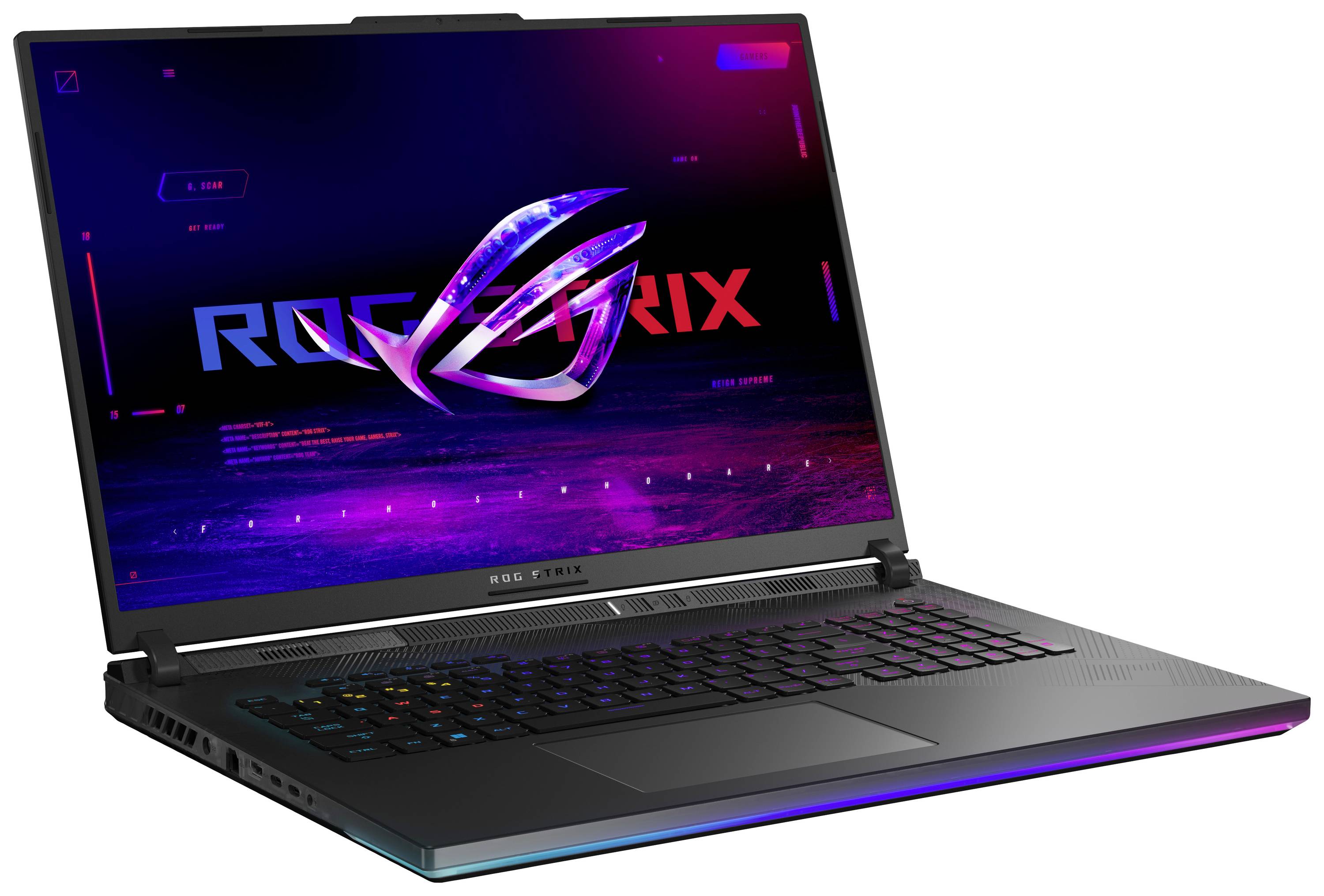 Asus Gaming Notebook ROG Strix Scar 18 G834JYR-R6019W 45.7 cm (18 Zoll) WQXGA Intel® Core™ i9 i9-14900HX 32 GB RAM 1 TB SSD Deutsch, QWERTZ