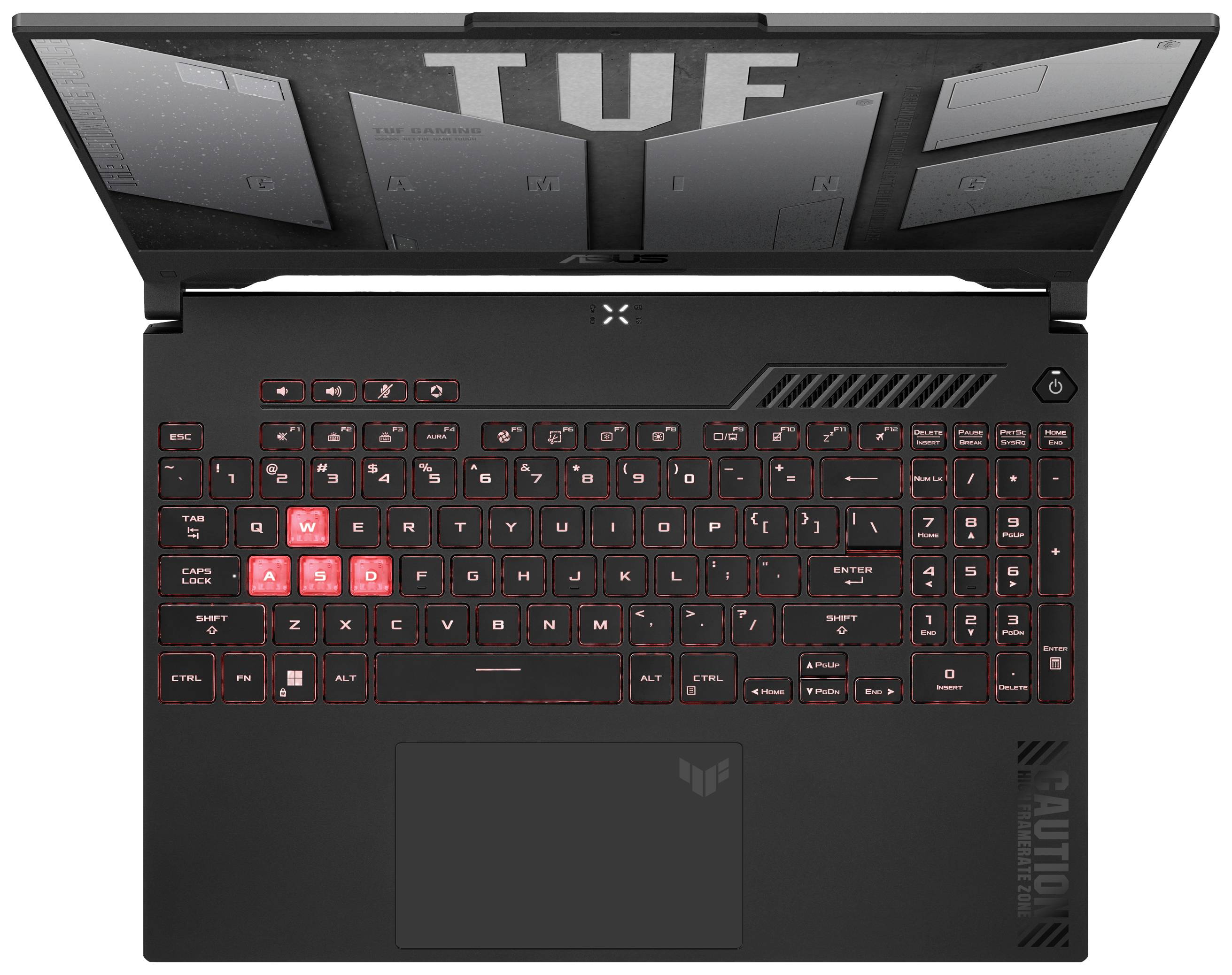 Asus Gaming Notebook TUF Gaming A15 FA507NU-LP101W 39.6 cm (15.6 Zoll) Full HD AMD Ryzen 5 7535HS 16 GB RAM 512 GB SSD Deutsch, QWERTZ Grau 9