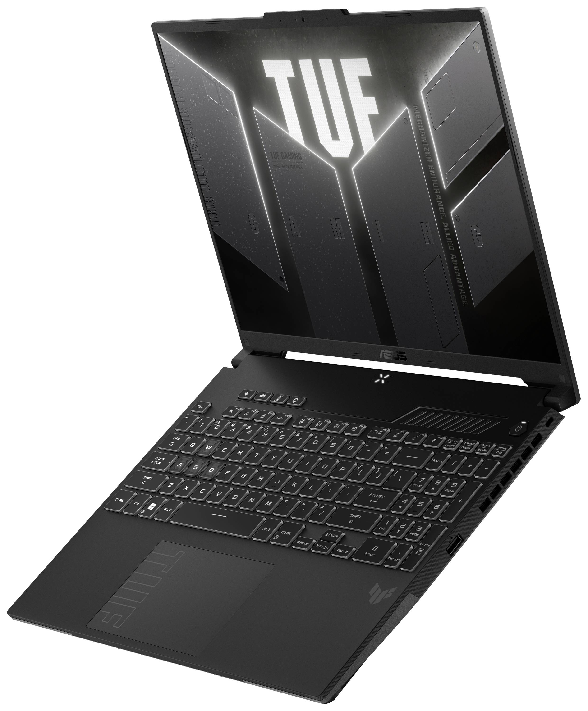Asus Gaming Notebook TUF Gaming A16 FA607PV-N3011W 40.6 cm (16 Zoll) WUXGA AMD Ryzen 9 7845HX 16 GB RAM 1 TB SSD Deutsch, QWERTZ Grau 90NR0IX
