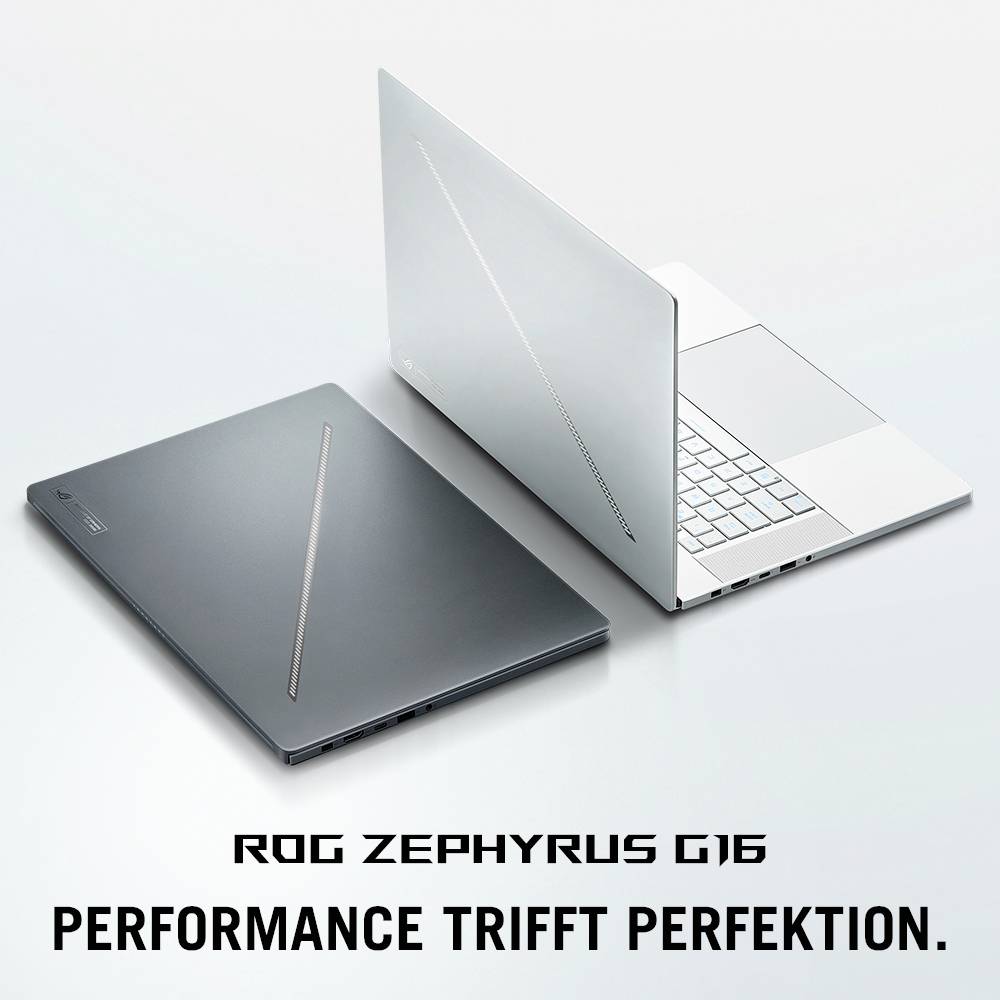 Asus Gaming Notebook ROG Zephyrus G16 (TBD) GU605MV-QP101W 40.6 cm (16 Zoll) WQXGA Intel® Core™ Ultra 7 7-155H 16 GB RAM 1 TB SSD Deutsch, QWERTZ