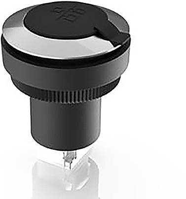 RAFI RAMO 30 F RAMO 30 F, RJ45, Bund rund, Frontring Edelstahl, RJ 45 CAT 5 1.11.099.201/0010 Buchse, Einbau Edelstahl