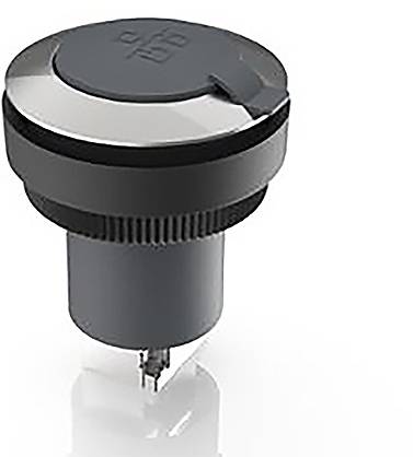 RAFI RAMO 30 F RAMO 30 F, RJ45, Bund rund, Frontring Edelstahl, RJ 45 CAT 5 1.11.099.201/0070 Buchse, Einbau Edelstahl