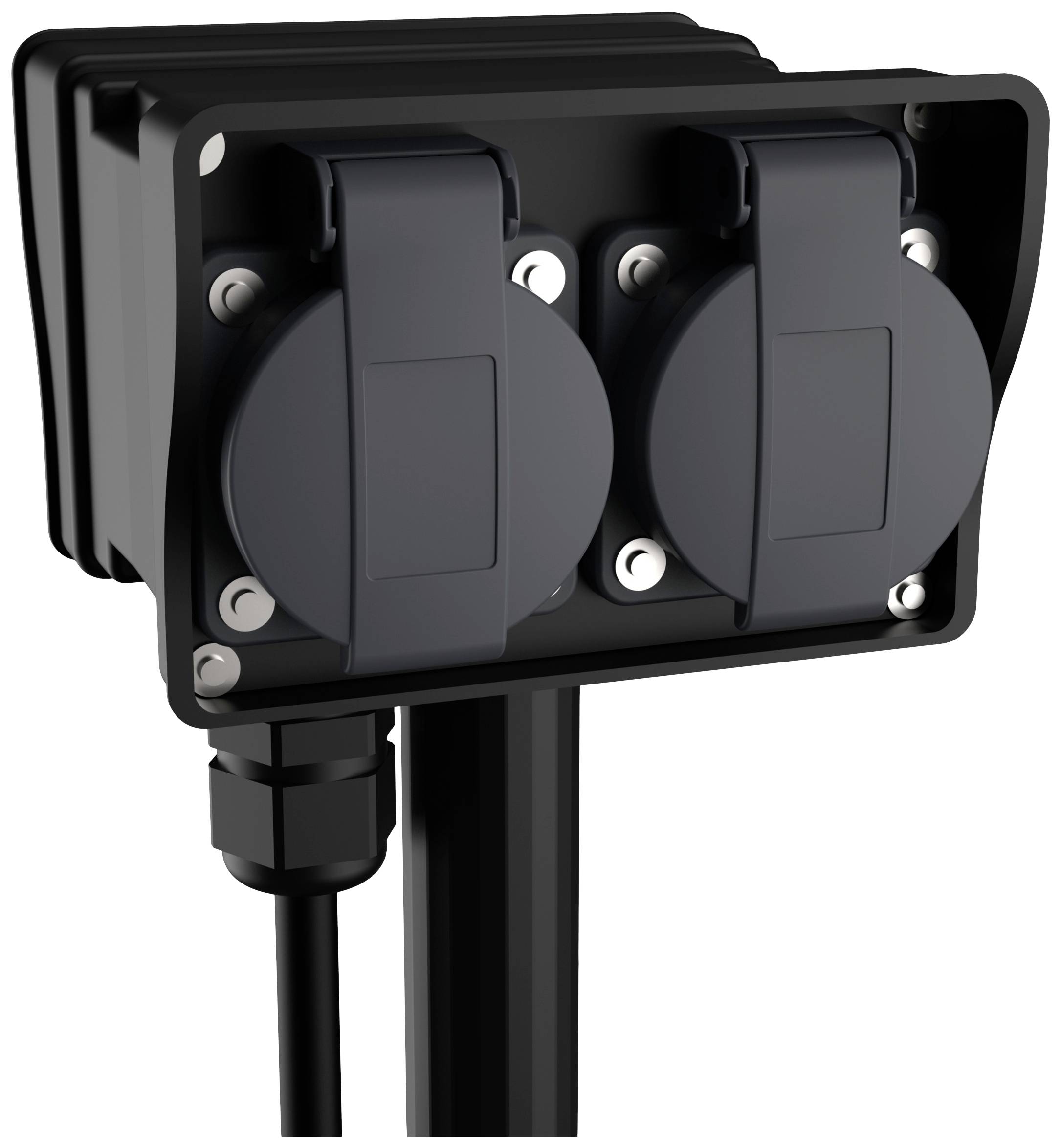 Ansmann 1260-0012 Zeitschaltuhr analog Tagesprogramm 3680W IP44