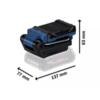 Bosch Professional LED Arbeitsleuchte GLI 18V-800 0601443600 Bosch Professional LED Arbeitsleuchte GLI 18V-800 0601443600