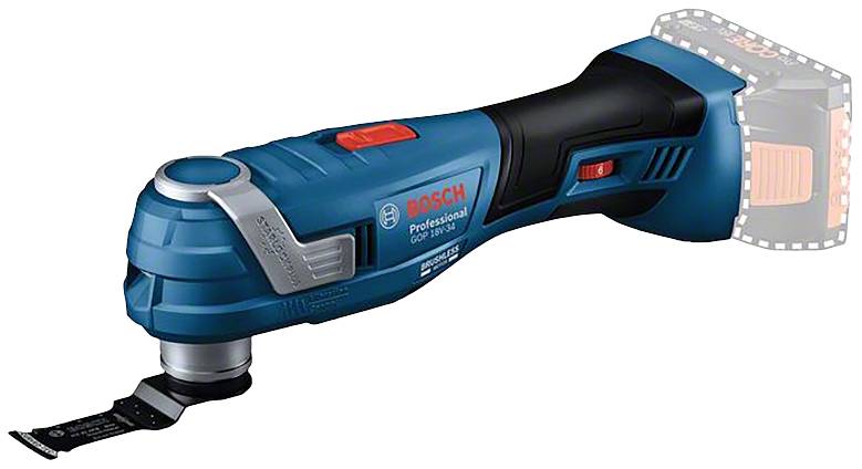 Bosch Professional GOP 18V-34 06018G2002 Akku-Multifunktionswerkzeug ohne Akku, ohne Ladegerät, mit Zubehör, inkl. Koffer
