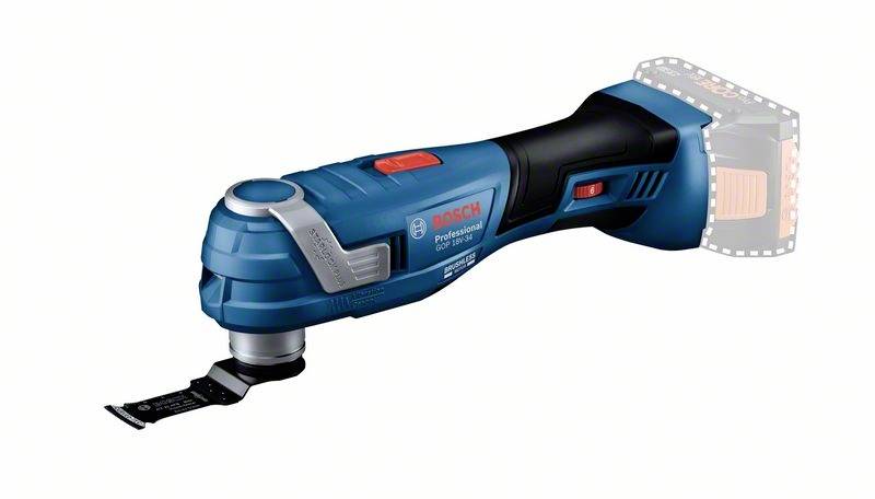 Bosch Professional GOP 18V-34 06018G2002 Akku-Multifunktionswerkzeug ohne Akku, ohne Ladegerät, mit Zubehör, inkl. Koffer