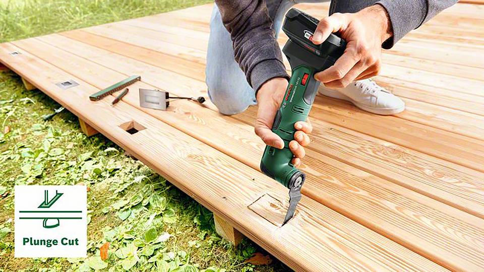 Bosch Home and Garden UniversalMulti 18V-32 0603105000 Akku-Multifunktionswerkzeug