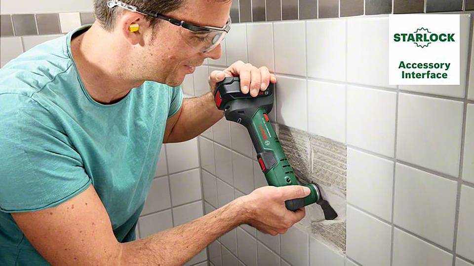 Bosch Home and Garden UniversalMulti 18V-32 0603105000 Akku-Multifunktionswerkzeug