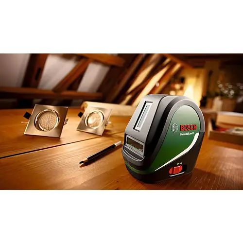 Bosch Home and Garden UniversalLevel 3 Kreuzlinienlaser Reichweite (max.): 10 m Bosch Home and Garden UniversalLevel 3 Kreuzlinienlaser Reichweite (max.): 10 m