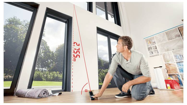 Bosch Home and Garden AdvancedDistance 50C Laser-Entfernungsmesser Bluetooth, Touchscreen 50m