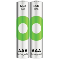 GP ReCyko Micro (AAA)-Akku NiMH 650 mAh 1.2V 2St. GP ReCyko Micro (AAA)-Akku NiMH 650 mAh 1.2V 2St.