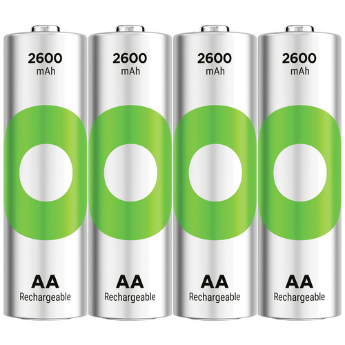 GP Batteries ReCyko Mignon (AA)-Akku NiMH 2600 mAh 1.2V 4St.