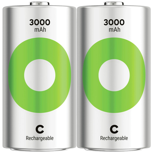 GP Batteries ReCyko Baby (C)-Akku NiMH 3000 mAh 1.2V 2St.