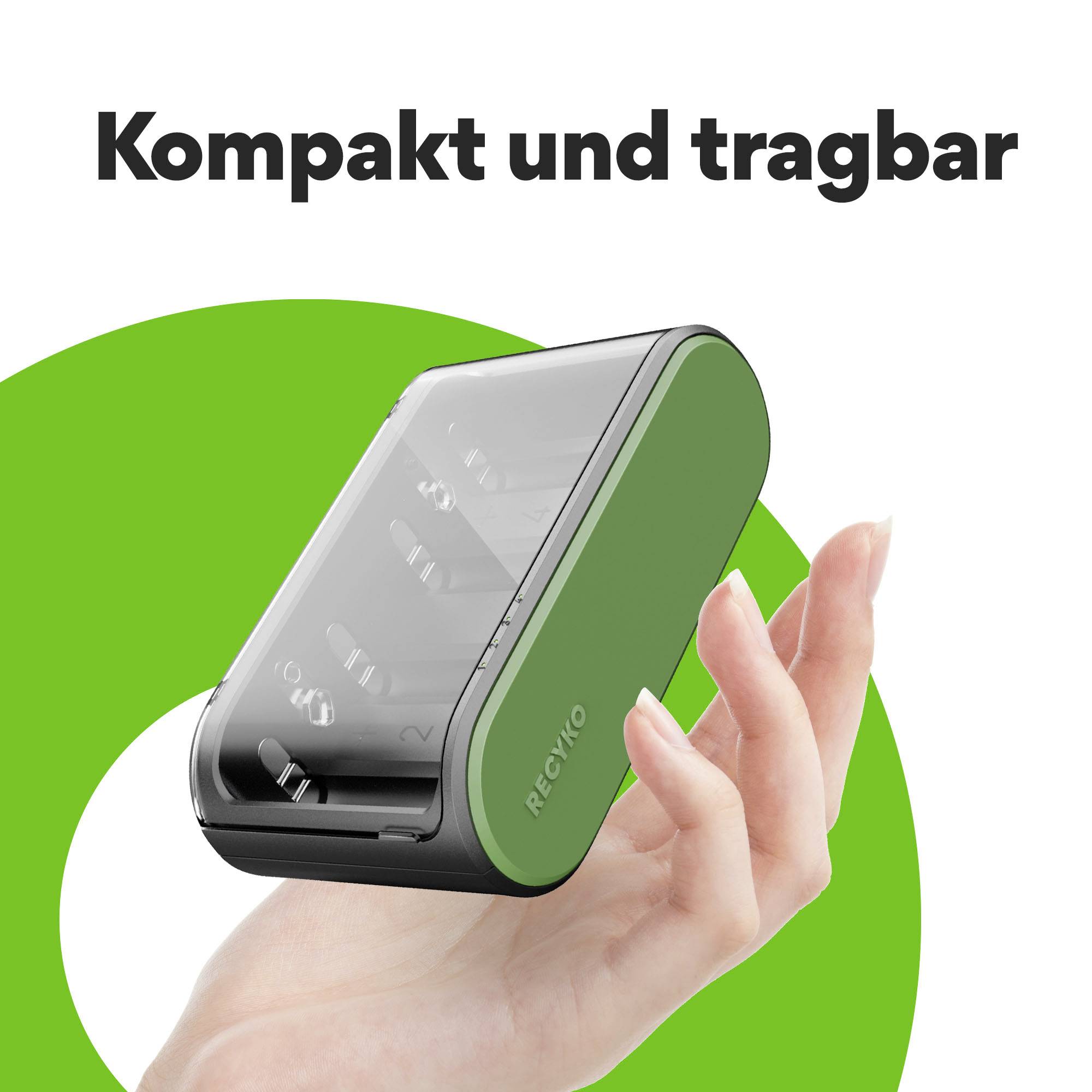 GP B631 Universell Rundzellen-Ladegerät NiMH 9 V Block, Micro (AAA), Mignon (AA), Baby (C), Mono (D)