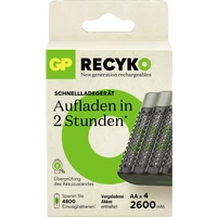 GP M452 Rundzellen-Ladegerät NiMH Micro (AAA), Mignon (AA) GP M452 Rundzellen-Ladegerät NiMH Micro (AAA), Mignon (AA)