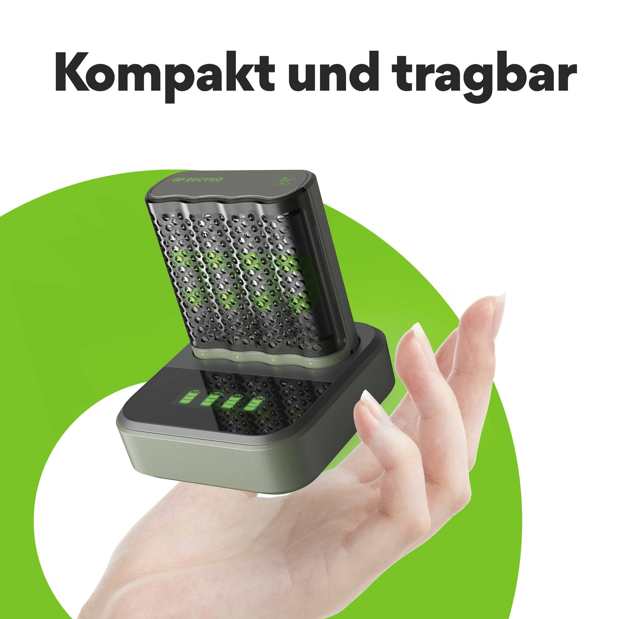GP M452 Dockingstation Rundzellen-Ladegerät NiMH Micro (AAA), Mignon (AA)