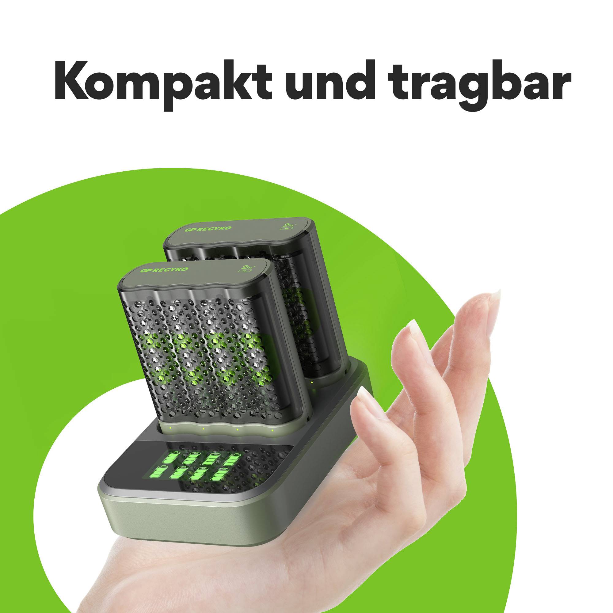 GP M452 Dockingstation Rundzellen-Ladegerät NiMH Micro (AAA), Mignon (AA)