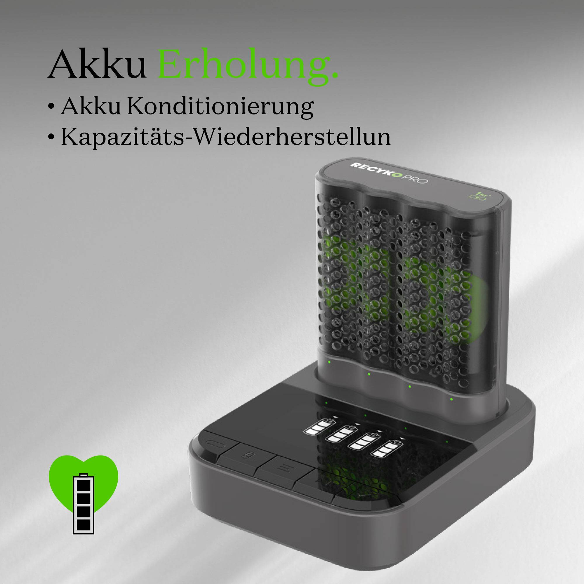 GP P461 Dockingstation Rundzellen-Ladegerät NiMH Micro (AAA), Mignon (AA)