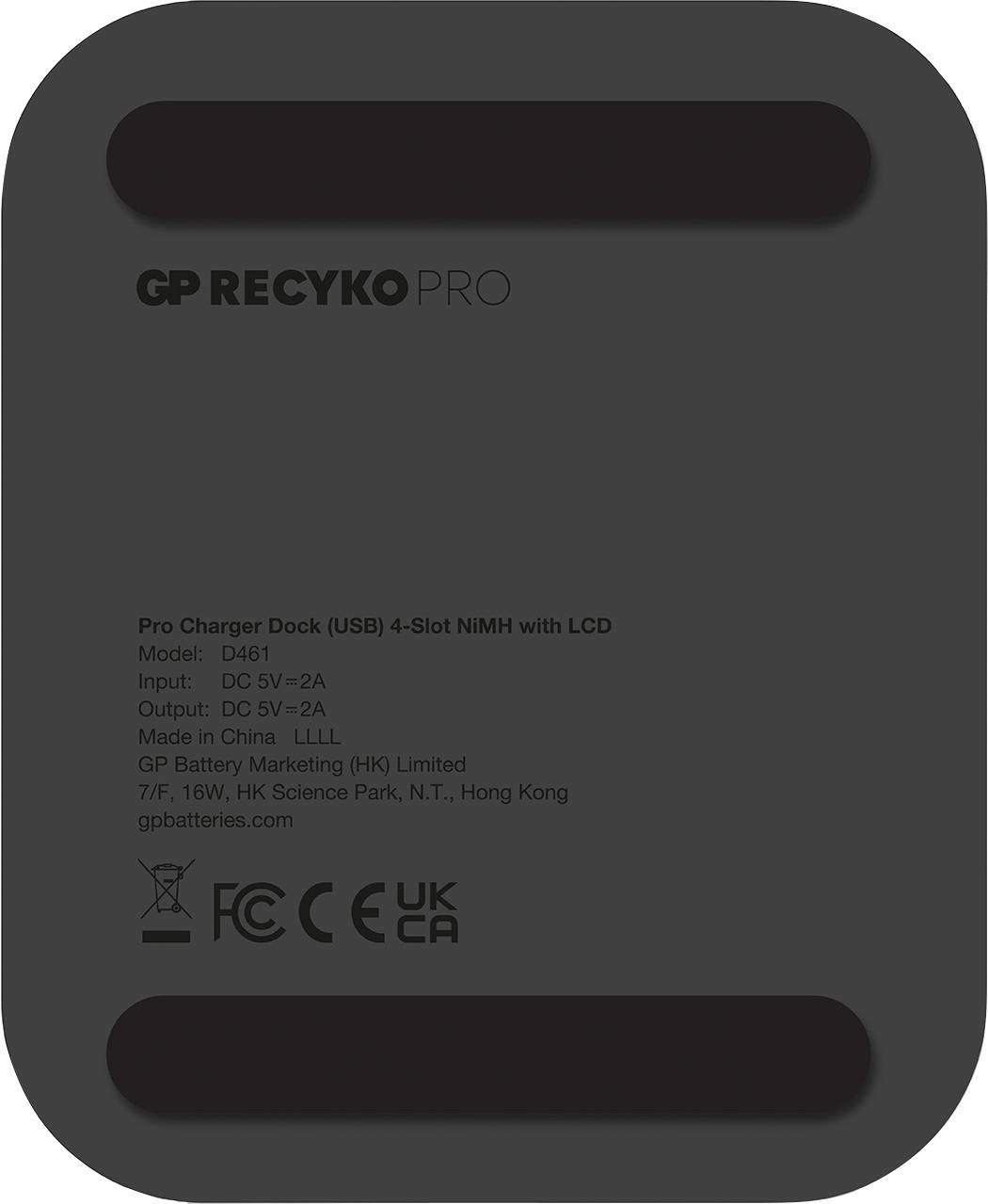 GP P461 Dockingstation Rundzellen-Ladegerät NiMH Micro (AAA), Mignon (AA)