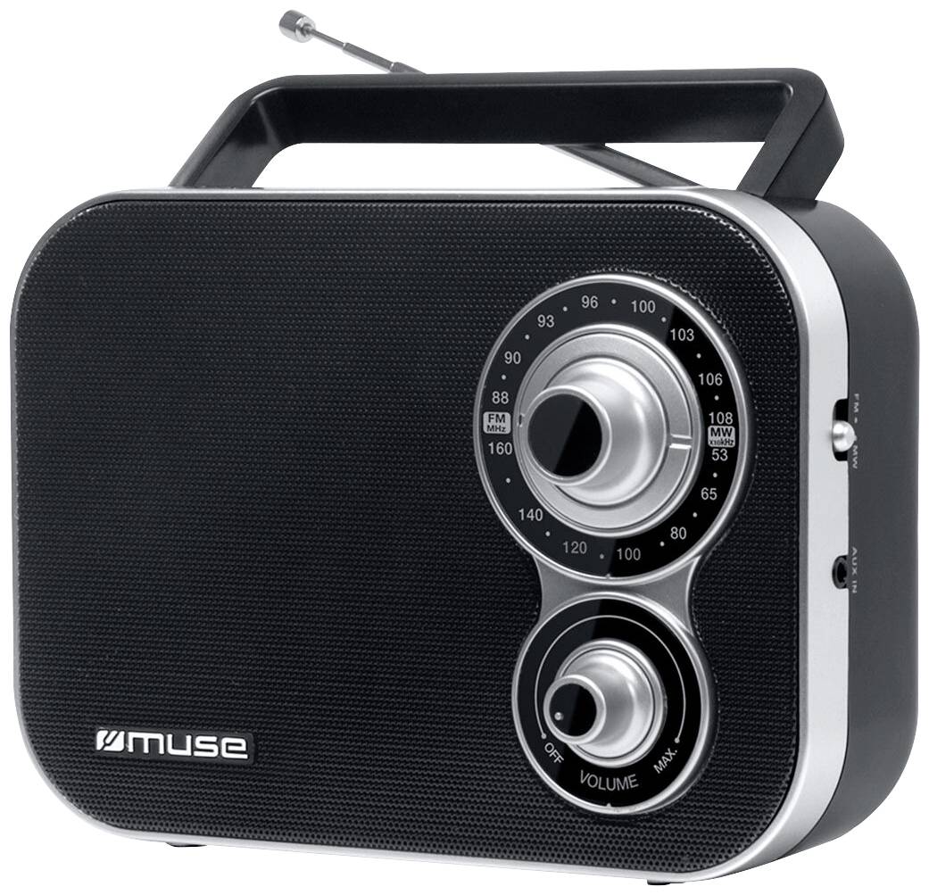 Muse M-051 R Kofferradio UKW, FM, MW Schwarz