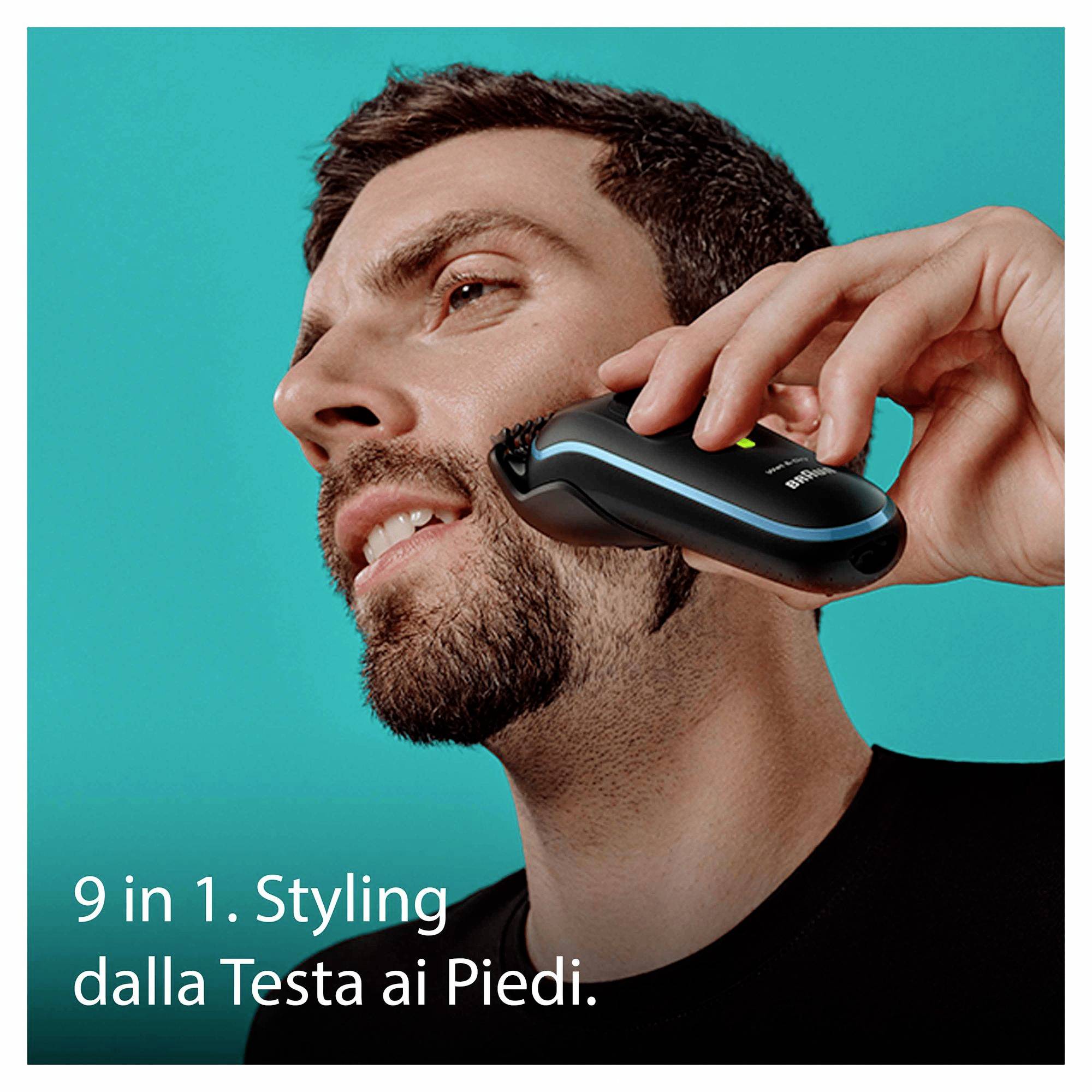 Braun MGK5411 All-in-One Bartschneider, Haarschneider, Körperhaartrimmer, Ohr-, Nasenhaartrimmer, Präzisions Trimmer, Rasierer