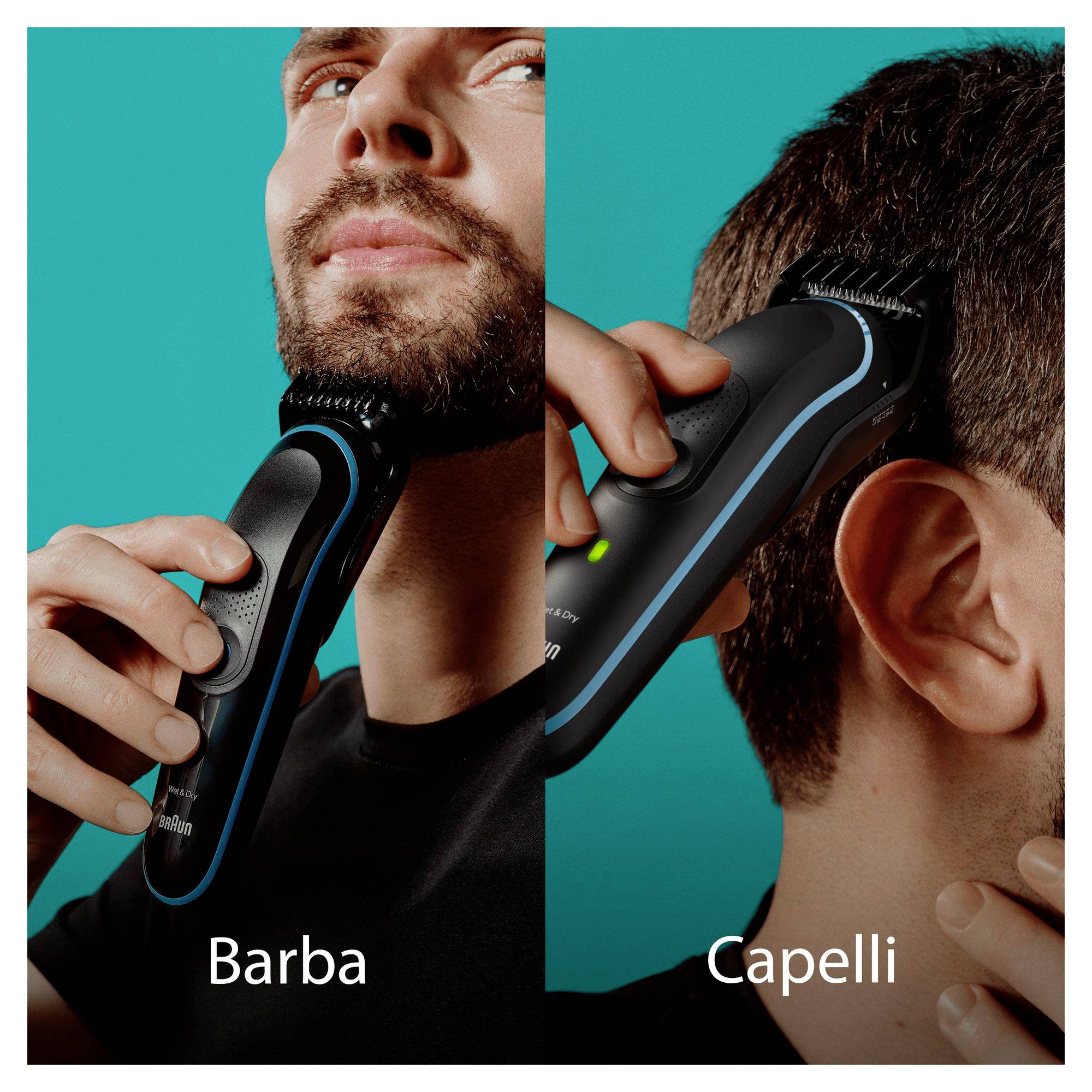 Braun MGK5411 All-in-One Bartschneider, Haarschneider, Körperhaartrimmer, Ohr-, Nasenhaartrimmer, Präzisions Trimmer, Rasierer