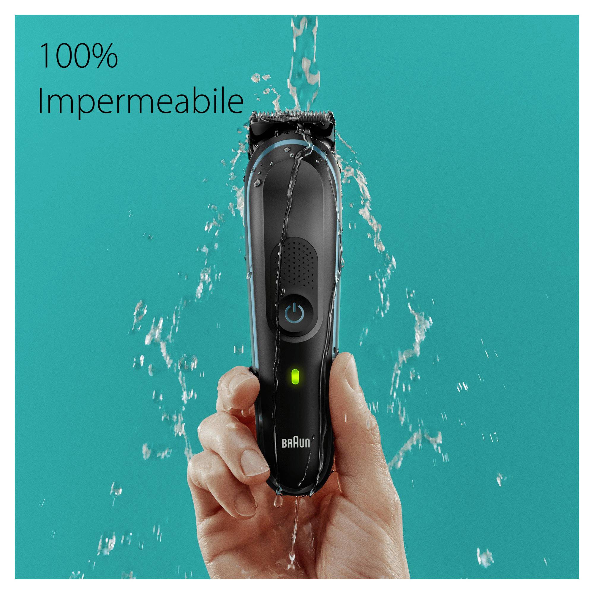 Braun MGK5411 All-in-One Bartschneider, Haarschneider, Körperhaartrimmer, Ohr-, Nasenhaartrimmer, Präzisions Trimmer, Rasierer