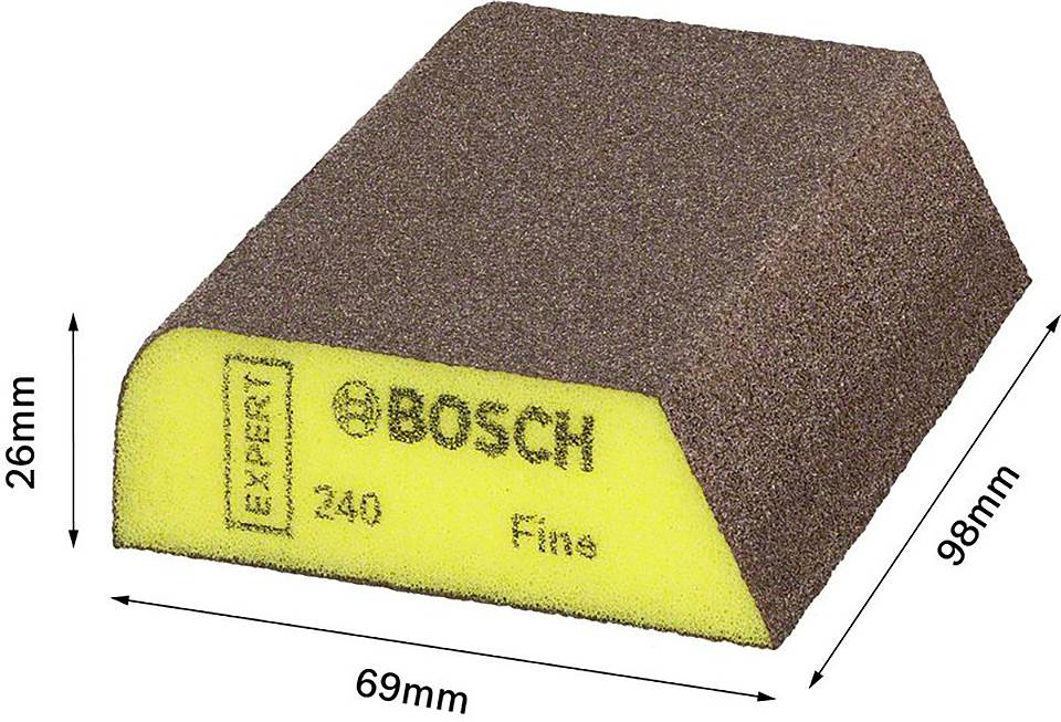 Bosch Accessories 2608621922 EXPERT Schleifschwamm Combi Block, fein