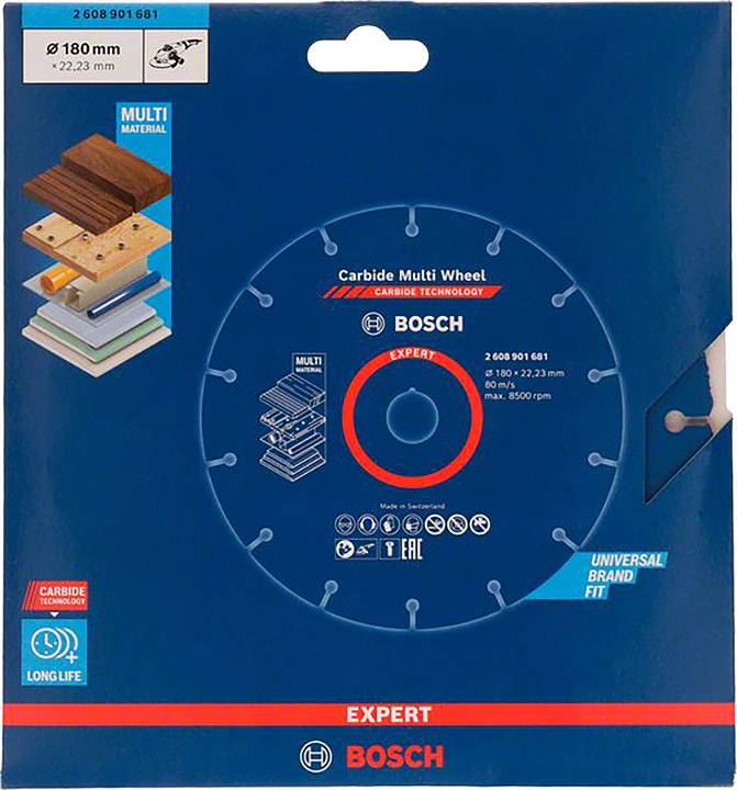 Bosch Accessories 2608901681 2608901681 Trennscheibe 180mm 1St.