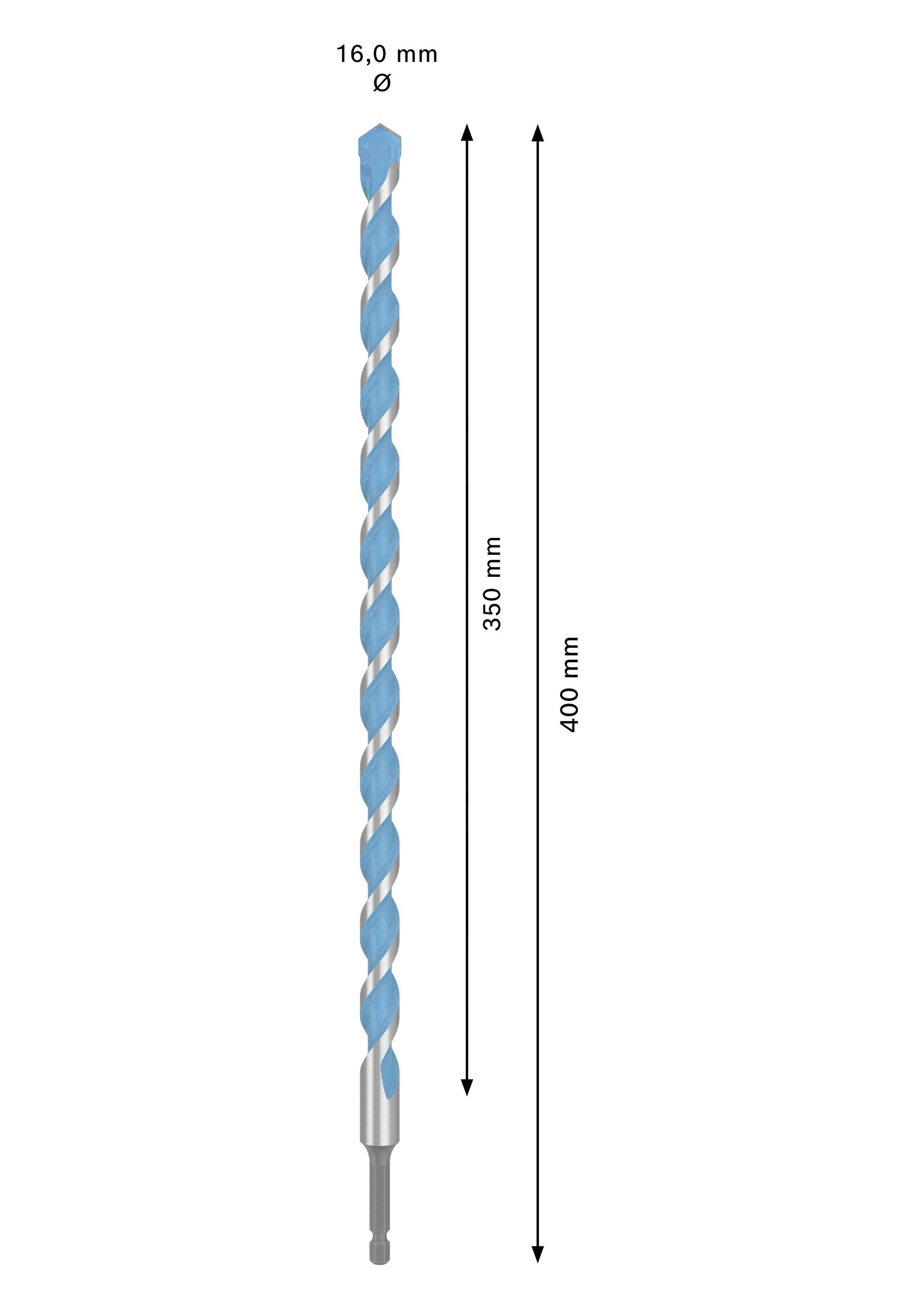 Bosch Accessories 2608902365 Mehrzweckbohrer 16mm 1St.