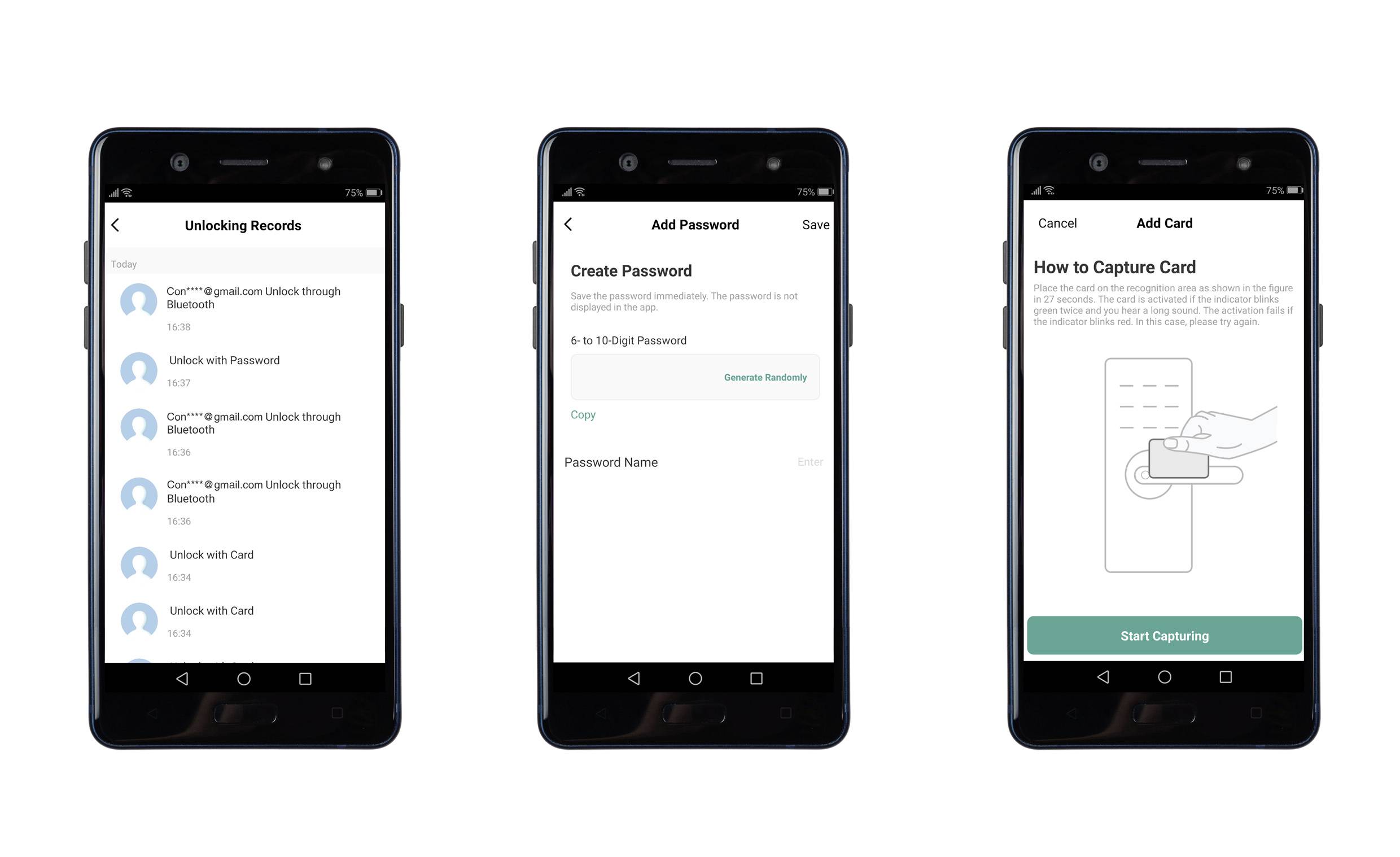 Sygonix SY-6121660 Sicherheitszylinder 3 V/DC Bluetooth-fähig, mit beleuchteter Tastatur