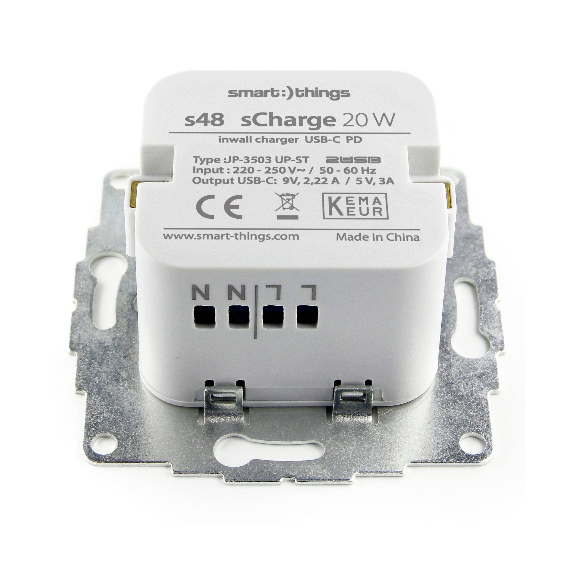 Smart Things AC/DC-Einbaunetzteil sCharge s48 c