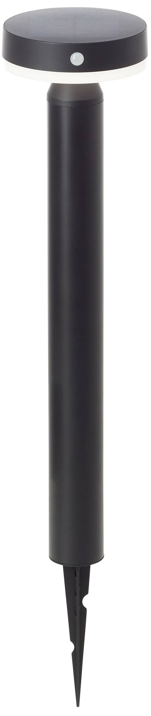 Brilliant G40442/06 Magua Solar-Außenstandleuchte mit Bewegungsmelder LED-Modul LED fest eingebaut 4W Schwarz