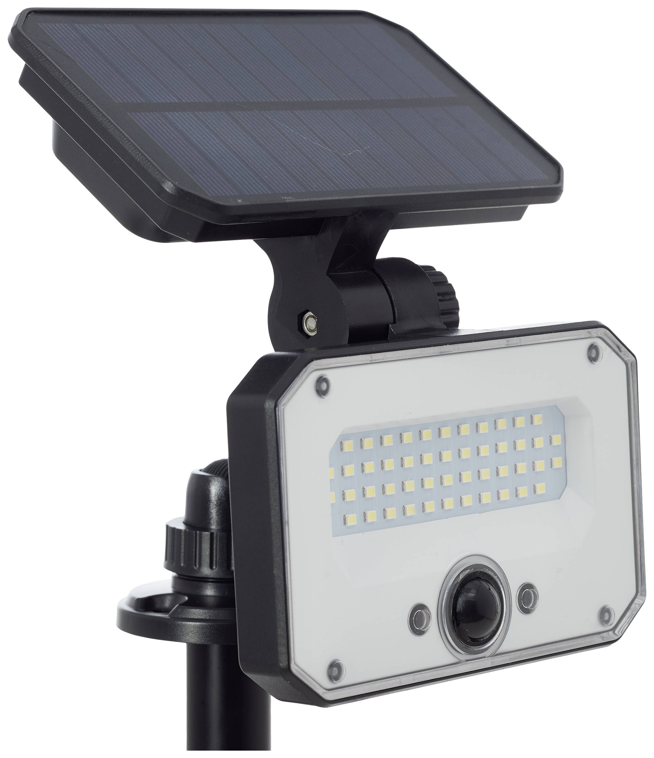 Brilliant G40426/06 Joplin Solar-Gartenleuchte mit Bewegungsmelder LED-Modul 7W
