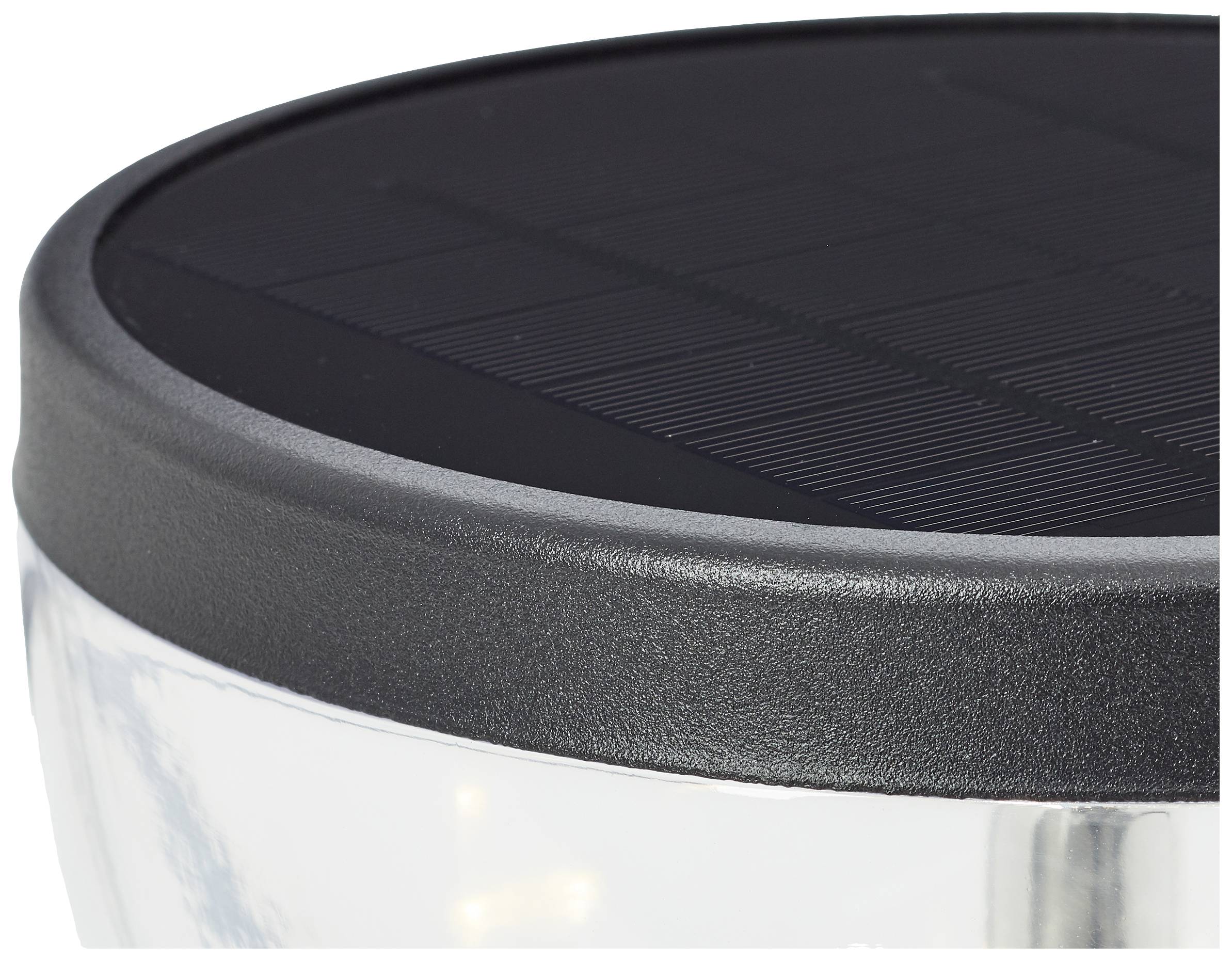 Brilliant G40412/06 Tulip Solar-Außenstandleuchte mit Bewegungsmelder LED-Modul LED fest eingebaut 3W Schwarz