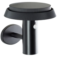 Brilliant Alvero G40430/06 Solar-Außenwandleuchte mit Bewegungsmelder LED 4 W Schwarz Brilliant Alvero G40430/06 Solar-Außenwandleuchte mit Bewegungsmelder LED 4 W Schwarz