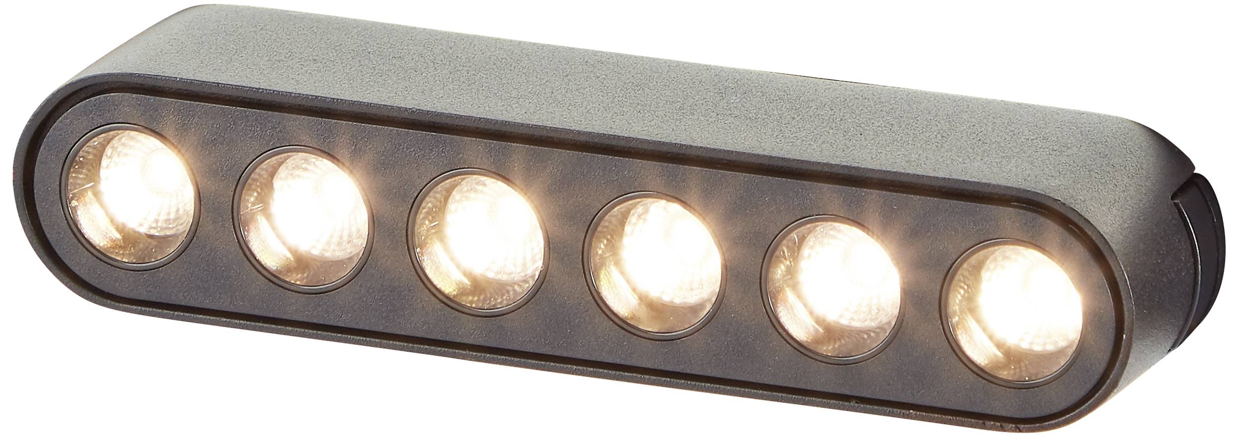 Brilliant Click&Shine Blank Spot LED-Schienenstrahler 6W LED-Modul Schwarz