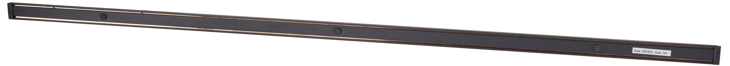 Brilliant Niedervolt-Schienensystem-Komponente Schiene Sand, Schwarz 30034/76 Click&Shine Schiene 100cm