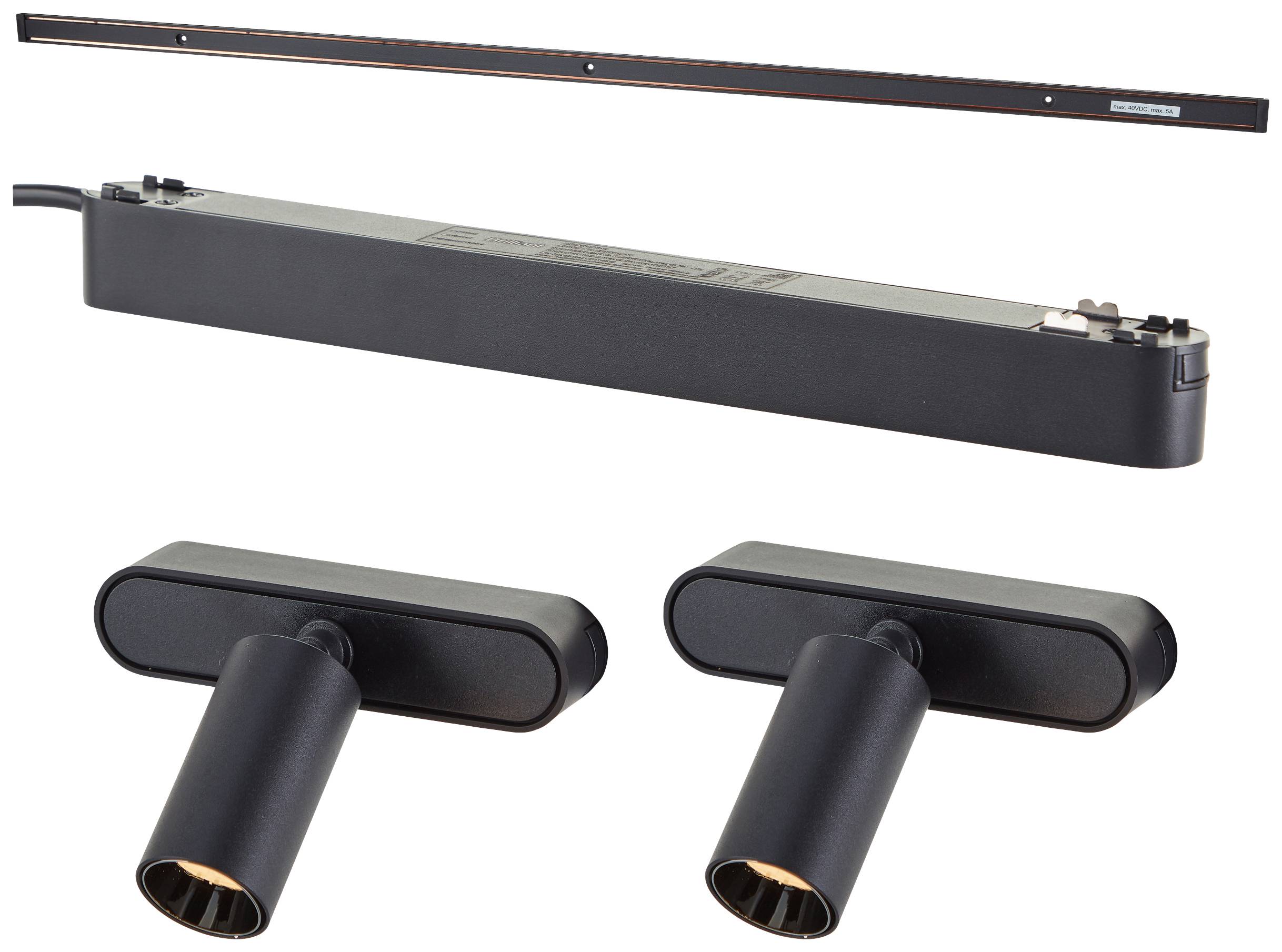 Brilliant G30072/76 Click&Shine Schienen-Basissystem Schwarz