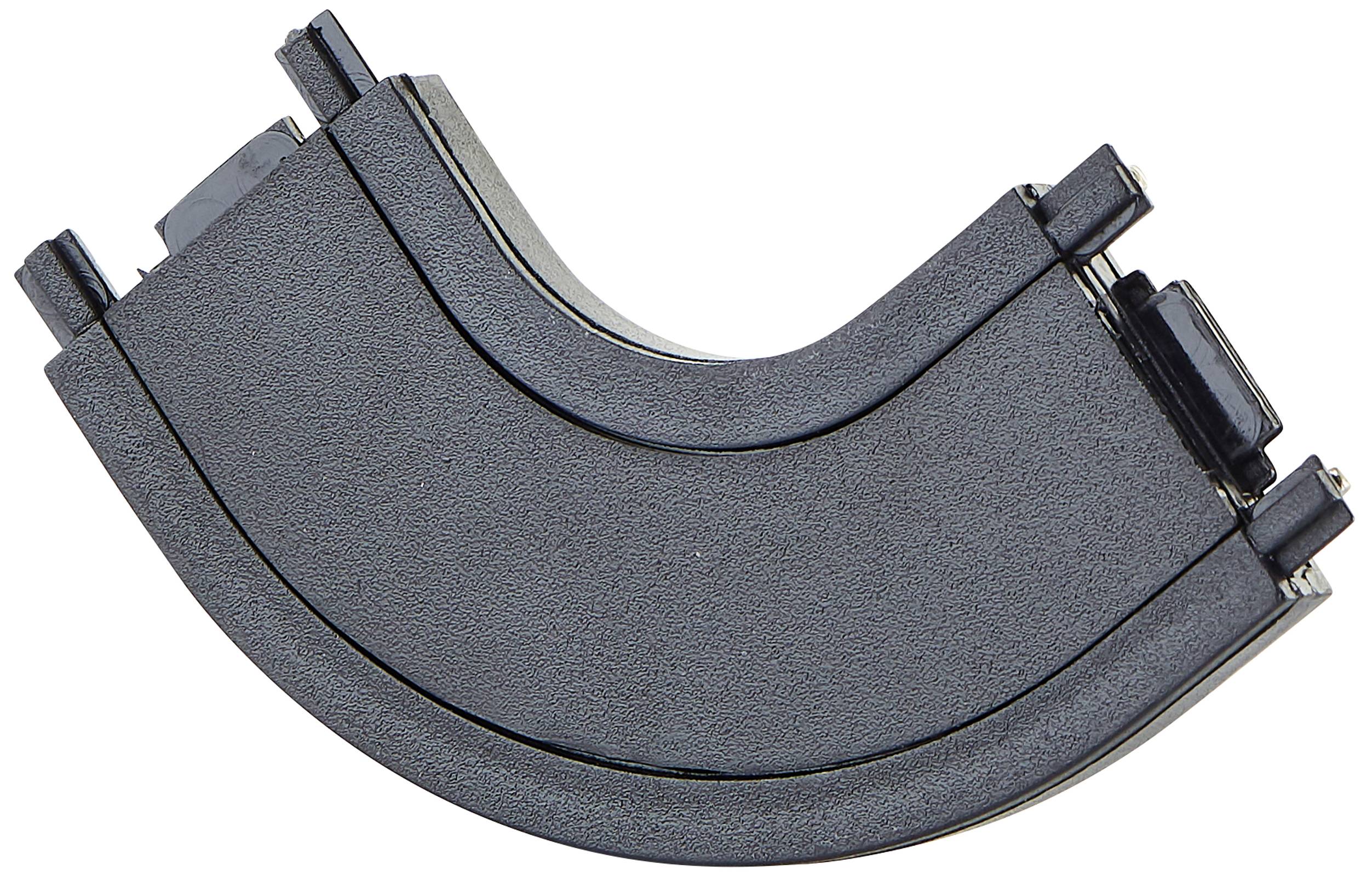 Brilliant Niedervolt-Schienensystem-Komponente Verbinder Sand, Schwarz 30035/76 Click&Shine Verbinder Kurve