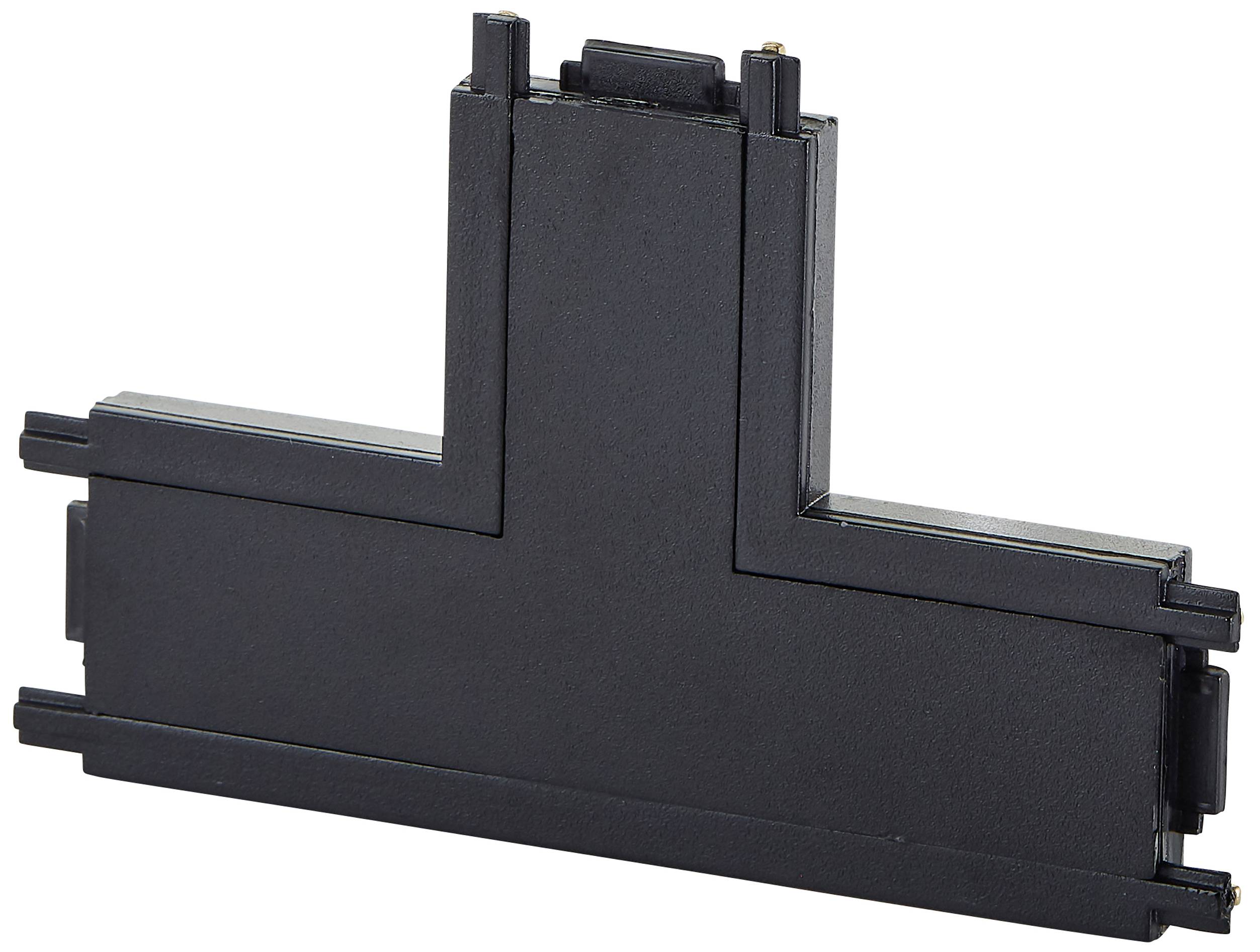 Brilliant Niedervolt-Schienensystem-Komponente Verbinder Sand, Schwarz 30037/76 Click&Shine Verbinder T