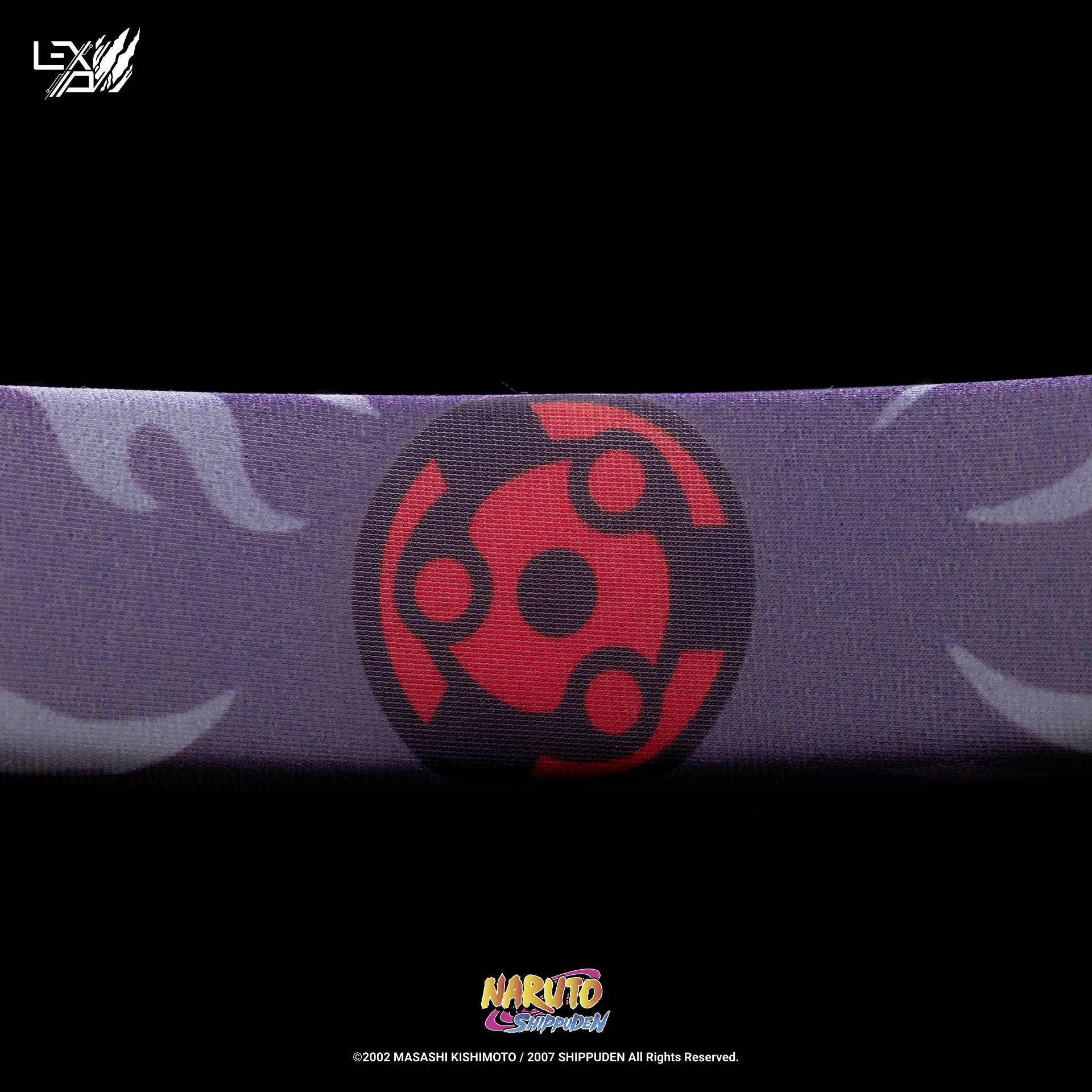 Lexip X TSUME Naruto Shippuden Headset 3 Over Ear Headset kabelgebunden, Bluetooth® Stereo Schwarz, Lila, Blau Headset