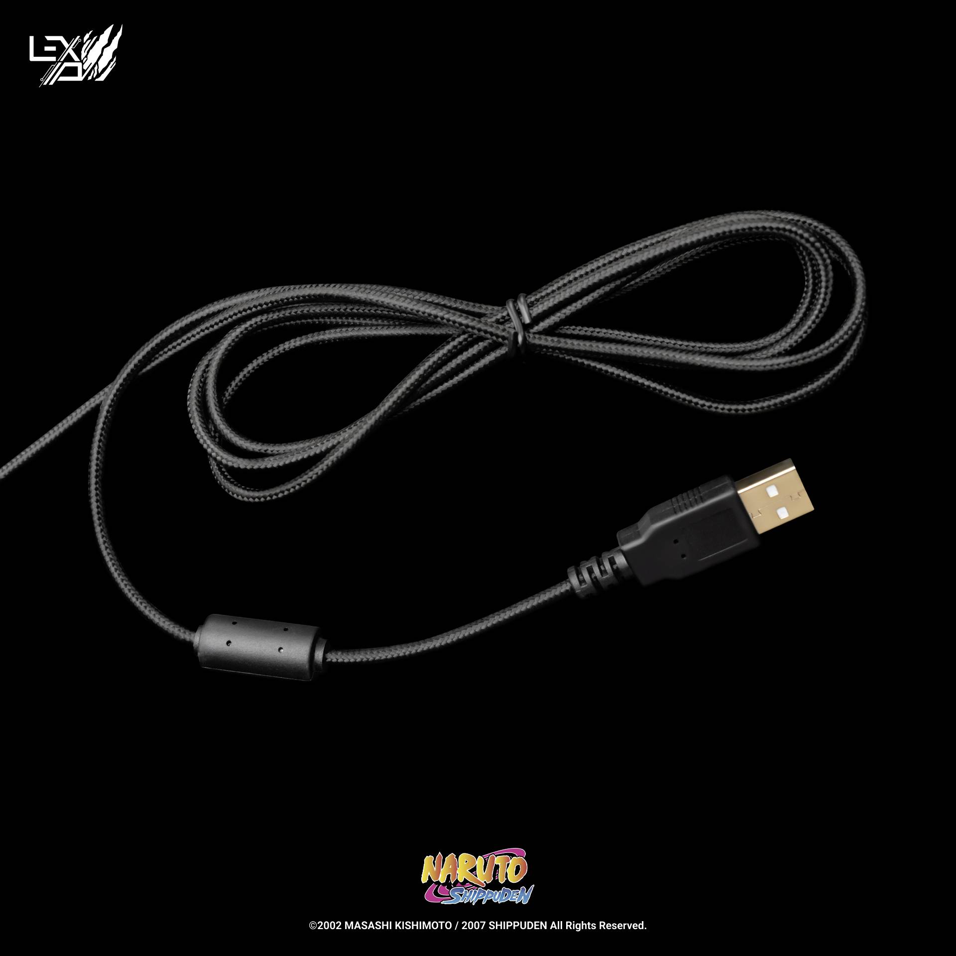 Lexip Naruto Shippuden Madara Destruction Gaming-Maus Kabelgebunden Optisch Schwarz, Lila 12000 dpi Beleuchtet, Gewichts-Tuning