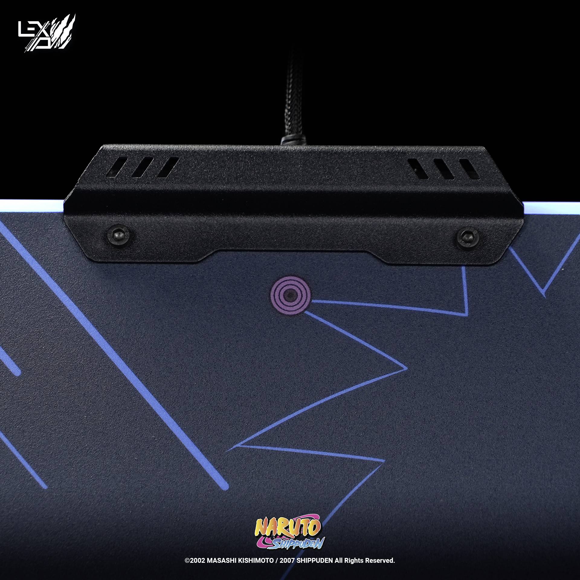Lexip Naruto Shippuden Madara Destruction Gaming-Mauspad Beleuchtet Schwarz, Blau