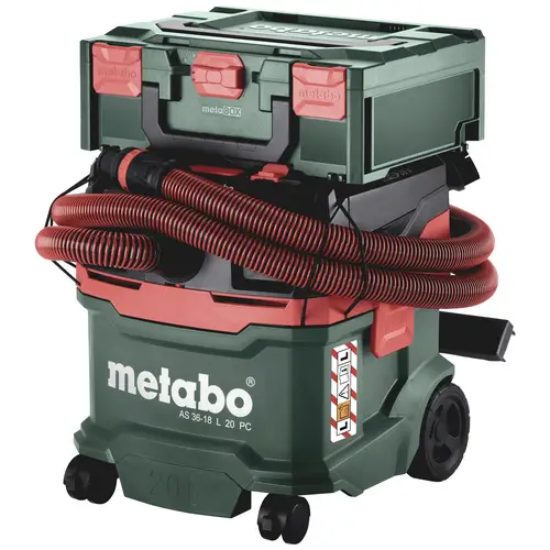 Metabo AS 36-18 L 20 PC 602071850 Akku-Sauger 20 l ohne Akku, ohne Ladegerät Metabo AS 36-18 L 20 PC 602071850 Akku-Sauger 20 l ohne Akku, ohne Ladegerät