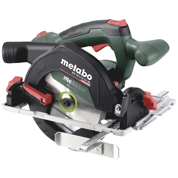Metabo KS 18 LTX 57 BL Akku-Handkreissäge Schnitttiefe max. (90°) 57 mm ohne Akku, ohne Ladegerät Metabo KS 18 LTX 57 BL Akku-Handkreissäge Schnitttiefe max. (90°) 57 mm ohne Akku, ohne Ladegerät