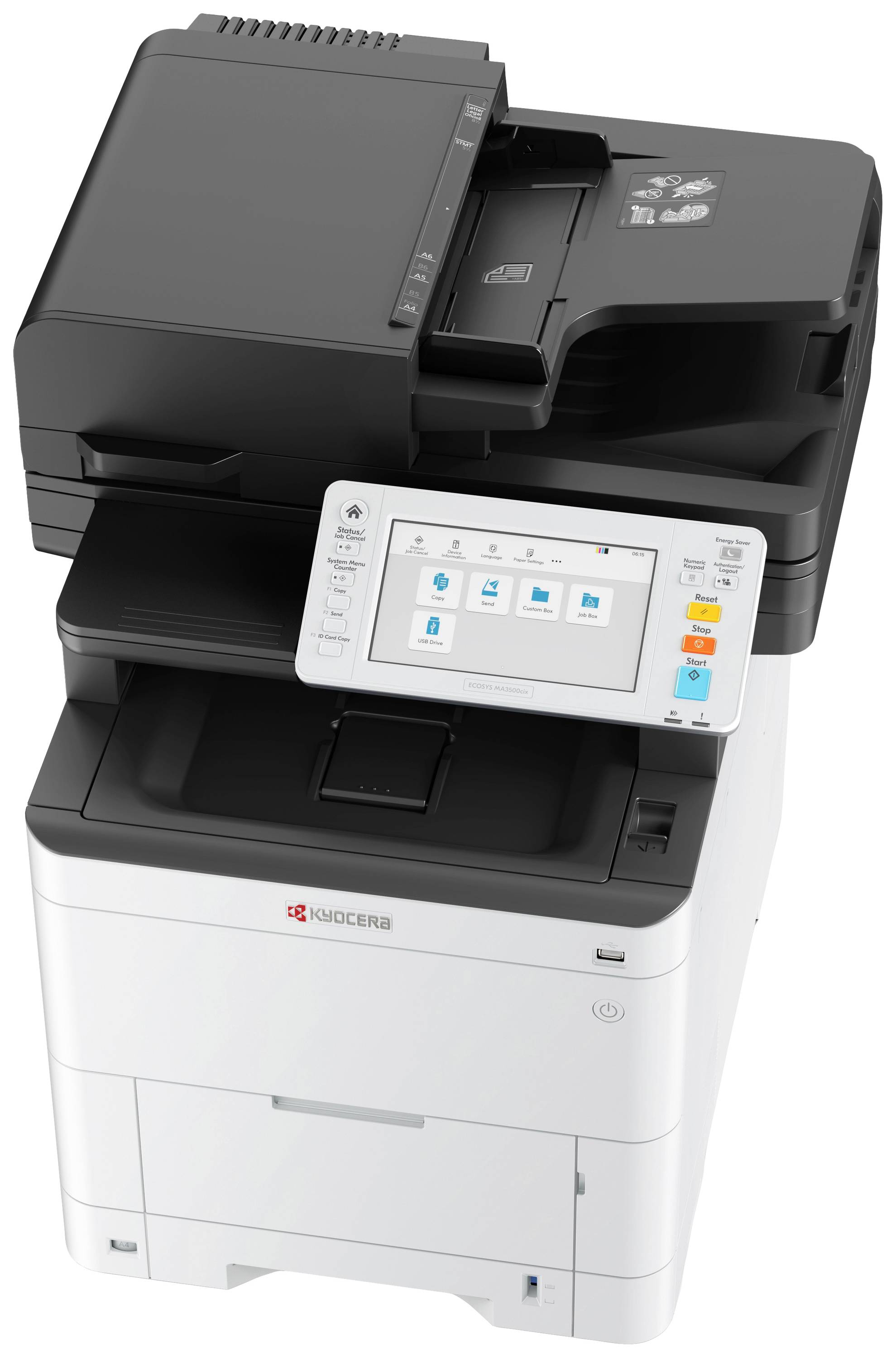 Kyocera ECOSYS MA3500cix Multifunktionsdrucker Laser Farbe A4 Drucker, Scanner, Kopierer ADF, Duplex, LAN, USB