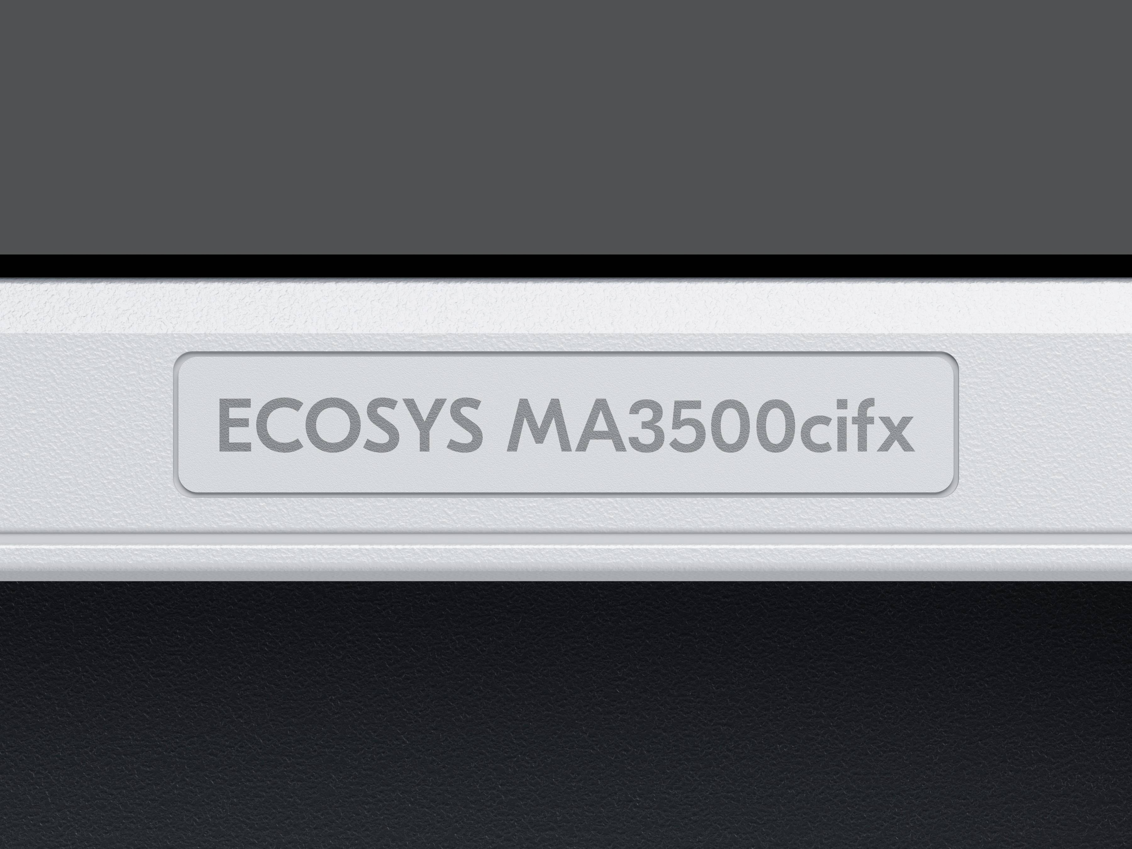 Kyocera ECOSYS MA3500cifx/Plus Multifunktionsdrucker Laser Farbe A4 Drucker, Scanner, Kopierer, Fax ADF, Duplex, LAN, USB